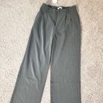 Active USA  Gray pinstriped wide leg pants. S Photo 8