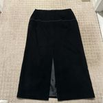 Dalia Collection Pencil Skirt Womens 12 Black Tan Top Stitch Vintage 90s Y2K Photo 5