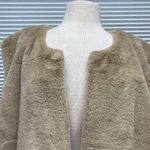 Nili Lotan for Target NWT Fields Of Rye Tan Faux Fur Open Front Vest 4X Photo 2