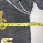 Chaser Dark Gray & Gold Foiled Champagne Graphic Sweatshirt Photo 7
