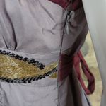 Twelve Dress Woman's Small‎ Silk Beaded Gray Party Steampunk Gothic Formal Photo 6