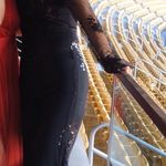 Altar'd State Black Sequin Formal Jumpsuit Photo 2