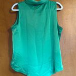 Ann Taylor  Sleeveless Blouse Cowl Neck Green M Photo 1