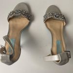 Betsey Johnson  Silver Embellished Heels Photo 0