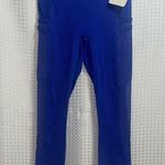 Fabletics  Trinity Motion365 Mid-Rise Leggings in Electric Violet/Powder Blue Photo 0