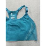 All In Motion Sports Bra Large Support Adjustable Straps Teal Blue Workout Photo 2