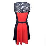 Enfocus Studio 🦎Navy Blue & Pink Lace Dress🌵 Photo 1