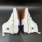 Converse  166799C White Canvas Run Star Hike Platform Unisex Sneakers Size 6.5 Photo 5