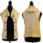 Papaya  vest Cardigan rabbit fur Photo 2
