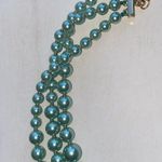Charter Club NWT Signed  Satin Blue Pearl Necklace Photo 6