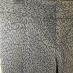 Banana Republic Women's Gray Leopard Print Pants Size 6 Photo 3