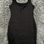 Basic Square Neck Essential Bodycon Dress in Black, Size XL​​​ Black Photo 1