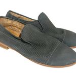 Jeffrey Campbell Size 10 Barkley Black Nubuck Leather Suede Perforated Slip On Photo 2