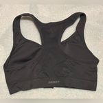JOCKEY Gray Medium Support Sports Bra with Zipper | Size: L Size L Photo 1