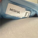 MISHA Aviana Playsuit JumpsuitBelted Wide Leg In Powder‎ Blue Size 8 Photo 6