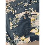 Vanilla Star Jeans Vanilla Star Blue & White Floral Cotton Blend Denim Jean Shorts Women Sz 3 Photo 7