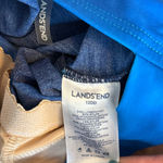 Lands' End  Blue Ombre Women's Swimsuit size 12 DD Photo 5