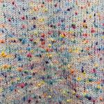 Multicolor Confetti Knit Oversized Balloon Sleeve Sweater Size Medium Mainstrip Photo 1