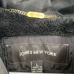 Jones New York quilted coat black L puffer mid thigh winter fall outdoor travel Photo 4