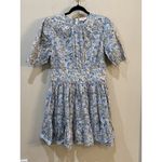 By Timo Poplin Mini Dress Blossoms Size Medium Floral Photo 8