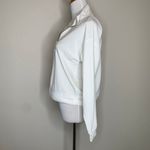 Avia  Cream Velour Cropped 1/4 Zip Shirt Sz XS Photo 2