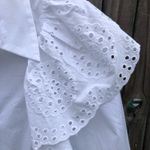 ZARA  Poplin Top with Eyelet Embroidery 🌸 XS Photo 4
