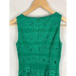 Eliza J  Lace Sleeveless Dress Green Size 0P Photo 5