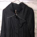 BCBGMAXAZRIA  Long black quilted puffer coat womens trench coat winter co…​ Photo 2