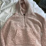 Love Tree Pink Fluffy Quarter-Zip Pull Over Photo 0