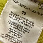 Jones New York Bright Green Skinny Ankle Cropped Jeans SoHo Ankle Jeans Sz 10 Summer Vibrant Photo 7