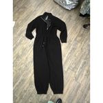 PaperMoon NWT  Women's Black Zoe Soft Knit Jumpsuit Size Large Photo 6