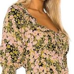 Free People  Spring Floral Romantic Dainty Ethereal Sweetheart Blouse Top Size XS Photo 0