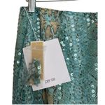Carlisle Per Se Sequin Snake Print Straight Skirt Womens Size 4 Green Statement Piece NEW Photo 7