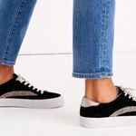 Madewell  Sidewalk Leather/Calf Hair Trim Sneaker- Size 6.5 Photo 0