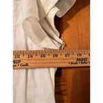 Ark & Co. White Cotton dress open back lace insert ruffles S whimsical fun cute Photo 5