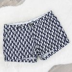 Old Navy  Seahorse Print Cotton Chino‎ Shorts Blue White 10 Photo 2