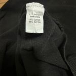 Dreamers  Black Crewneck Sweater S/M Relaxed Fit Dolman Raglan Sleeve Tunic Top Photo 3