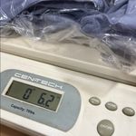 Andree by Unit  womens size small hi low lavender v-neck blouse with bell sleeves Photo 5