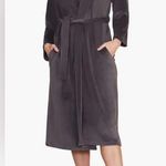 Barefoot Dreams Luxe Chic Hooded Velour Long Robe in Carbon BRAND NEW Photo 0
