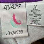 Vintage Avait Sport Purple Windbreaker Jacket XL | 90's Geometric Nylon Zip Up Photo 7