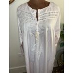 Earth Angels Lingerie Light Pink Long Sleeve Nightgown Lace Details Photo 1