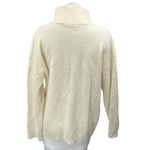 Trenery Merino Wool Cashmere Cream Cable Knit Turtleneck Pullover Sweater Top L Size L Photo 1