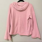 Madewell  Pink Oversized Hoodie Sweatshirt Womens XS Barbie Casual Pullover Photo 7