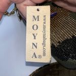 Moyna Fully Beaded Satin Back‎ Camouflage Skull Crossbody Gold Photo 15