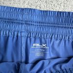 Women's NEW RLX Ralph Lauren Large Layered Rip Stop‎ Jersey Drawstring Short Blue Photo 2
