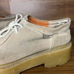 Mudd Vintage Y2k  Sara chunky Suede Platform Lug Shoes grunge beige leather Photo 1