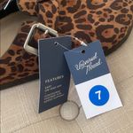 Universal Threads Universal Thread Brown Leopard Clogs with Buckle Photo 1