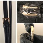 Halston  “Tasha” black leather crossbody  Photo 11