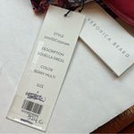 Veronica Beard  Louella Berry Floral Print Silk-Satin Mini Dress 4 NEW *TINY FLAW Photo 4