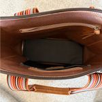 Consuela Snake Print Tote Bag with Striped Handles Photo 2